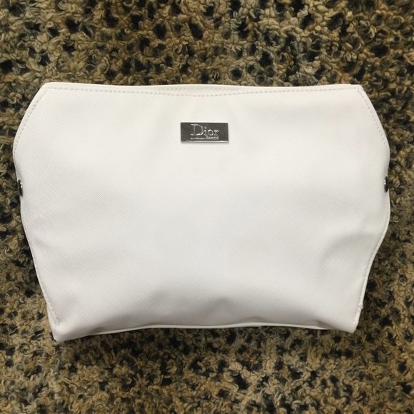 Dior Parfums Beaute' Cosmetic Bag White - Picture 1 of 8